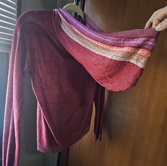 Unique Sweater with beautiful warm colors, size medium. - Picture 5 of 5